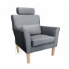 Fotel DENVER BL14 – elegancki z nogami buk