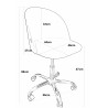 Fotel obrotowy biurowy Colin MG06