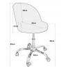Fotel obrotowy TRIX MG19 czarny