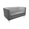 Sofa Monaco nogi białe MG17