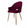 Krzesło Velvet noga złota MG02