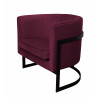Fotel Glamour podstawa czarna MG02