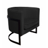 Fotel Glamour podstawa czarna MG19