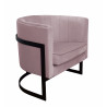 Fotel Glamour podstawa czarna MG55