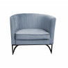 Fotel Glamour podstawa czarna BL06