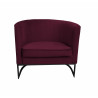 Fotel Glamour podstawa czarna MG02