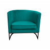 Fotel Glamour podstawa czarna MG20