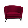 Fotel Glamour podstawa czarna MG31