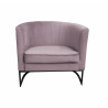 Fotel Glamour podstawa czarna MG55