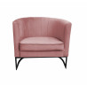 Fotel Glamour podstawa czarna MG58