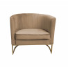 Fotel Glamour podstawa złota MG06