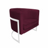 Fotel Glamour podstawa biała MG02