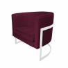 Fotel Glamour podstawa biała MG02
