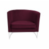 Fotel Glamour podstawa biała MG02