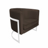 Fotel Glamour podstawa biała MG05