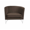 Fotel Glamour podstawa biała MG05