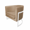 Fotel Glamour podstawa biała MG06