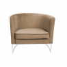 Fotel Glamour podstawa biała MG06