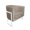 Fotel Glamour podstawa biała MG09