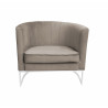 Fotel Glamour podstawa biała MG09