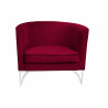Fotel Glamour podstawa biała MG31