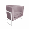 Fotel Glamour podstawa biała MG55