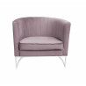 Fotel Glamour podstawa biała MG55