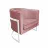 Fotel Glamour podstawa biała MG58