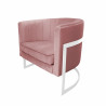 Fotel Glamour podstawa biała MG58