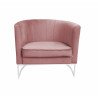 Fotel Glamour podstawa biała MG58