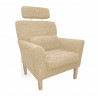 Fotel DENVER Rolf2 – elegancki z nogami buk