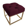 Pufa CHESTERFIELD LOFT ławka postawa złota MG02