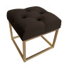Pufa CHESTERFIELD LOFT ławka postawa złota MG05
