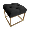 Pufa CHESTERFIELD LOFT ławka postawa złota MG19