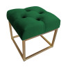 Pufa CHESTERFIELD LOFT ławka postawa złota MG25