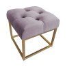 Pufa CHESTERFIELD LOFT ławka postawa złota MG55