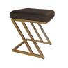 Pufa ZETA LOFT taboret podnóżek podstawa złota MG05