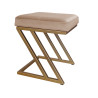 Pufa ZETA LOFT taboret podnóżek podstawa złota MG06