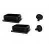 Hoker krzesło barowe ZETA LOFT METAL podstawa złota MG05