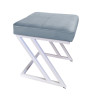 Pufa ZETA LOFT taboret podnóżek podstawa biała BL06