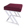 Pufa ZETA LOFT taboret podnóżek podstawa biała MG02
