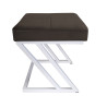 Pufa ZETA LOFT taboret podnóżek podstawa biała MG05