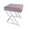 Pufa ZETA LOFT taboret podnóżek podstawa biała MG55