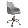 Fotel obrotowy Westa MG17 w tkaninie Magic Velvet szary