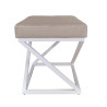 Pufa ZOA LOFT podstawa biała MG09