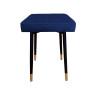 Taboret MAX MG16 granatowy podstawa czarna/złota