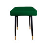 Taboret MAX MG25 zielony podstawa czarna/złota