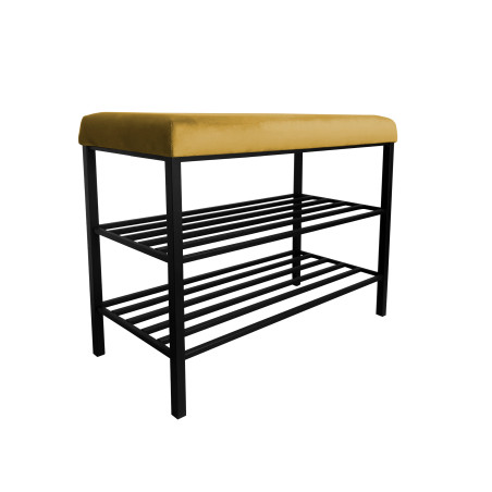 Szafka na buty MG15 czarna – regał i półka do przedpokoju