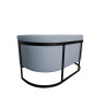 Sofa Glamour podstawa czarna BL06
