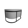 Sofa Glamour podstawa czarna MG17
